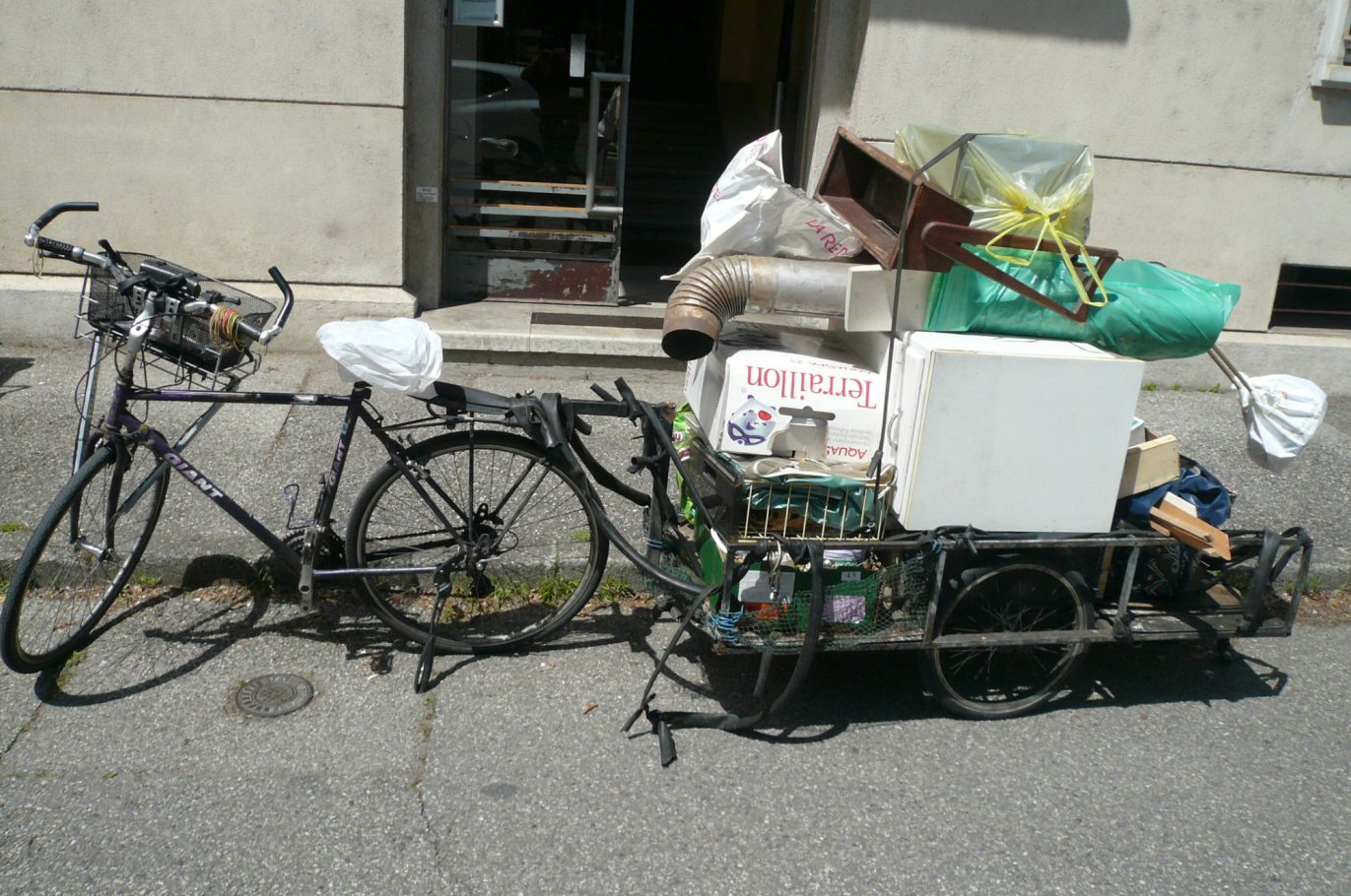 Récupération à vélo à domicile